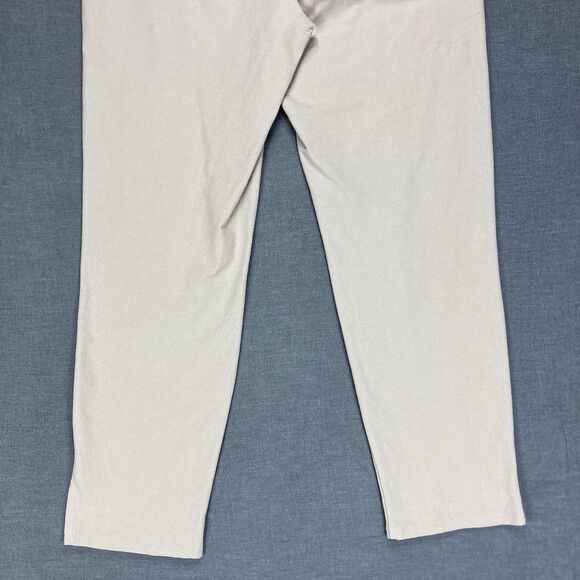 Eileen Fisher Pants Women Sz XS Tan Hi Rise Comfort Stretch Slim Ankle Trousers - Picture 9 of 15